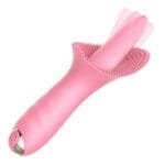 2 IN1 LICKING POWERFUL VAGINA STIMULATION 10 MODES SOFT TONGUE NIPPLE G-SPOT STIMULATOR