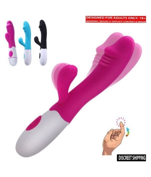10 SPEED G SPOT RABBIT VIBRATING DILDO VIBRATOR