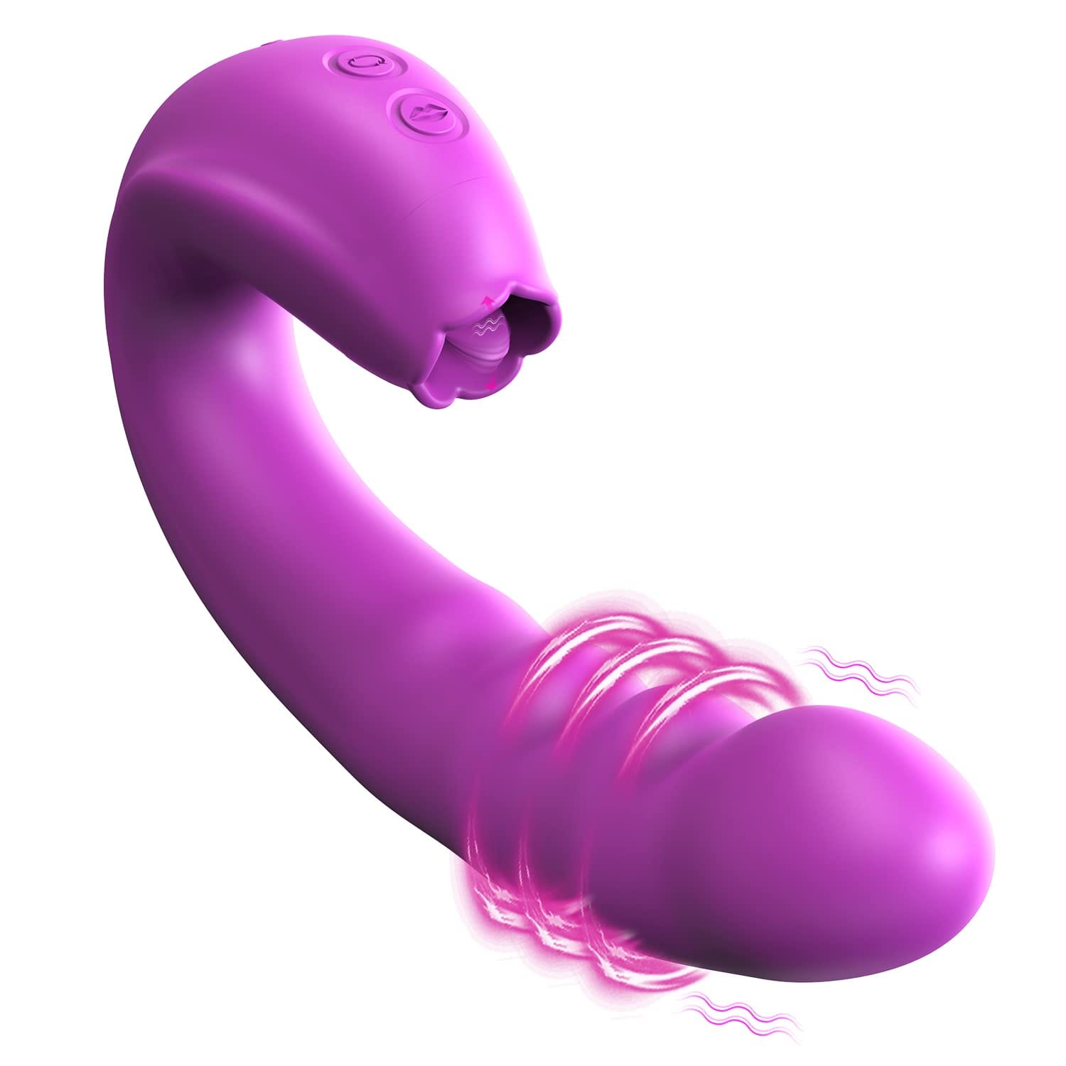 Clitoral Licking Rotating G Spot Vibrator, 3 in 1 Clit Tongue Dildo Vaginal  Vibrating Stimulator with 10 Modes Anal Breast Nipple Massager Butt Plug,  Adult Sex Toys for Women Couples - Bangalorepleasure